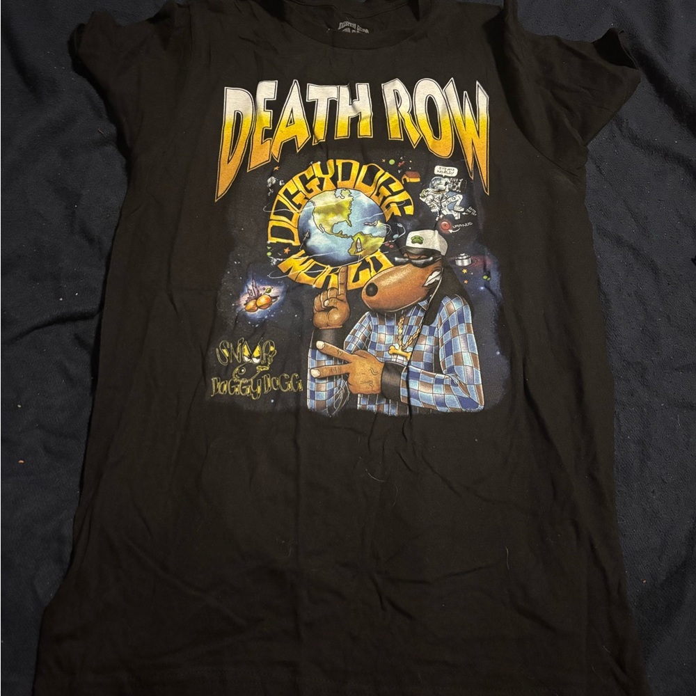 Death Row Records Black Graphic Tee